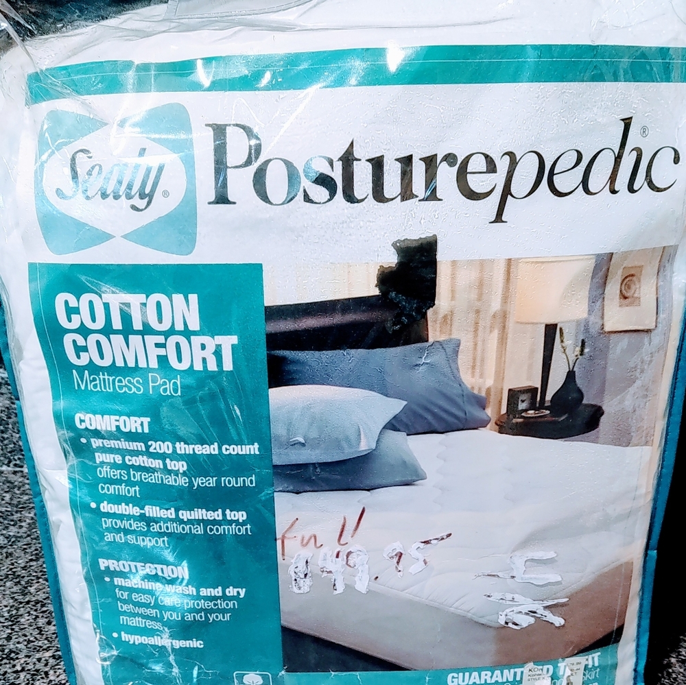 Sealy Posturepedic Full New Mattress Pad